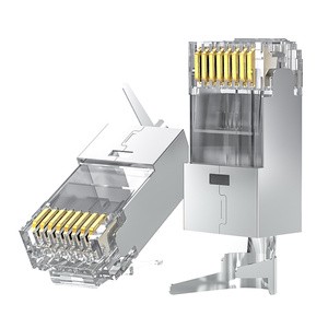 Ftp Modular Plug 8p8c Network Cable Connector Cat7 Shielded Rj45 Rj11 Rj45 Connector Network Connector Modular Plug