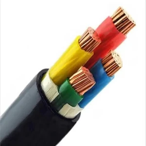 0.6/1KV 4-core Cable 10mm 16mm 25mm 35mm 50mm Armored Power Copper Cable XLPE Insulation 90℃ Three-phase Construction Project