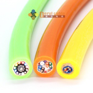 Polyurethane Jacket High Tensile Strength Pipe Crawling Robot Cable