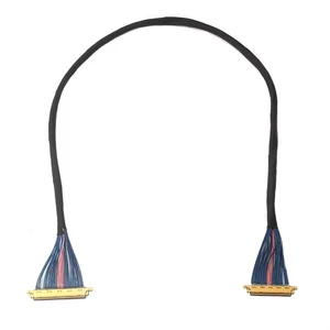 Hotten Custom 50 Pin Micro Coaxial EDP LVDS Cable Assembly For Electronic Computer LCD Screen Display
