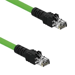IP20 Male RJ45 to Male RJ45 Ethernet Network Connectors with 4x22AWG Cat5e Cable