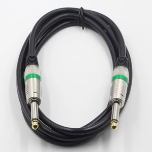 Factory OEM Electric Guitar Cable 1/4 in Plug Male to 6.35MM TS Mono Cords Extension Musical Guitar Cables Instruments