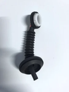 CQ Car Wire Harness Spiral Sheath with Plastic Interface-Dustproof Waterproof Cable Protector EPDM Material Model CQ524