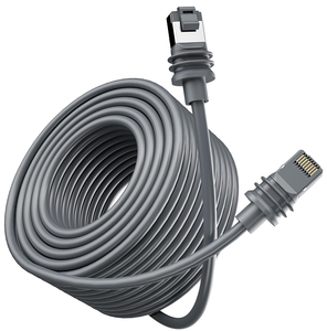 23M/75FT Starlink Gen 3 Network Cable Kit With RJ45 Connectors PVC Jacket Tinned Copper Conductor For Satellite Internet