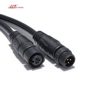 Customized Cable Connector 2 3 5 7 8 Pin Electrical Waterproof Wire Connector Great Quality M12 Cable Connector