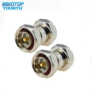 L29 Din Male Plug to L29 Din Male Plug 7/16 RF Coax Connector 50ohm Straight RF Adapter