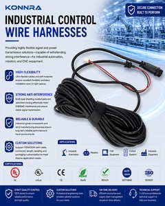 Industrial Automation Cable Harness Custom Connector Wiring Assembly For PLC Sensor CNC Machine