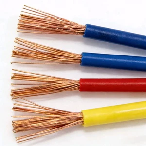 Factory-direct Supply of BVR 70/95 Mm Stranded Soft Copper Wire PVC Insulation High-power for Building Construction Projects
