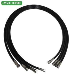 OEM Wear Resistance SAE100 R7 Thermoplastic Synthetic Fiber Braided Hydraulic Oil Pipe Line with Fittings for Equipment