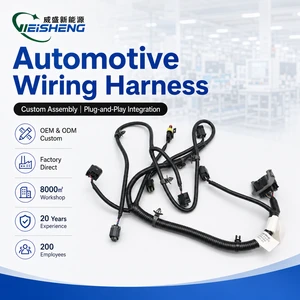 Custom Heavy Duty Agricultural Machinery Construction Vehicle Wiring Harness Corrugated Cable Assembly OEM ODM