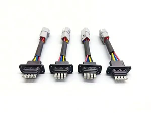 Automotive High-Voltage Copper Electric Water Pump Wiring Harness PVC IP67 Waterproof EV/HEV Thermal Management Cooling System