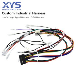 Custom Cable Assembly Industrial Wiring Harness for PLC Cabinets, Servo Systems, Control Panels, Industrial Equipment