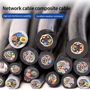 Rousheng Industrial-Grade Stranded Shielded Ethernet Cable (Cat5e/Cat6)-4 Pairs Double Shield for PLC Network