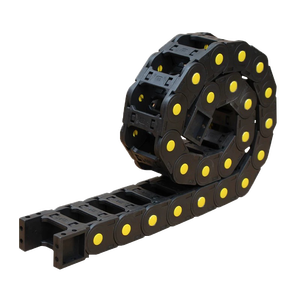 Electric Nylon Cable Drag Chain Machine Tool Plastic Drag Chain With Bearing On Both Sides Core Components