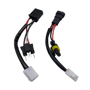 Customize High Beam Piggy Back Adapter for Headlight Lighting Harness Wiring Cable
