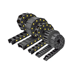 Nylon for Drag Chain Fully Enclosed Machine Tool Flexible Tank Chain Engineering Plastic Bridge Cable Protection for Drag Chain