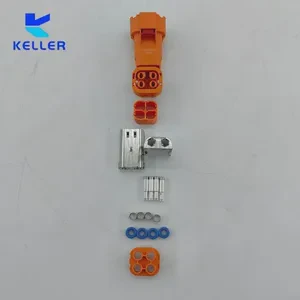 High Voltage Hvil 4 Pins Wiring Harness Assembly Metal Shielded Hvc4p361fs1 Connector for Vehicle