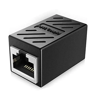 ZoeRax 1000Mbps Female to Female RJ45 Coupler, Cat5e Cat6 Ethernet Cable Extender LAN Adapter Connector