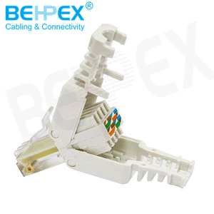 CAT5E 8P8C UTP RJ45 Tooless Modular Plug Connector