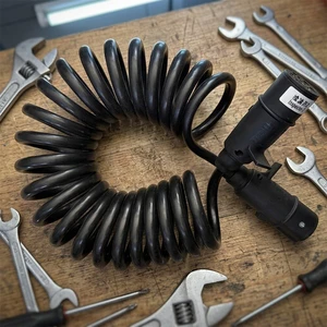 Seven Core Brake System Cable Truck and Trailer 7 Pin Trailer Spiral Cable Truck Electrical Seven Core Trailer Assemble Cable