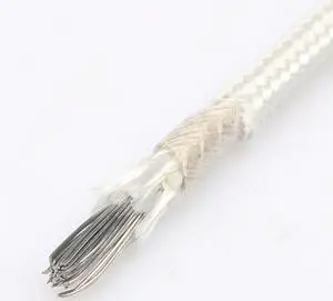 GN500 GN800 GN1000 HT Elite Bare Pure Nickel High Temperature Fiberglass Mica Heat Resistant Wire Cable Customizable