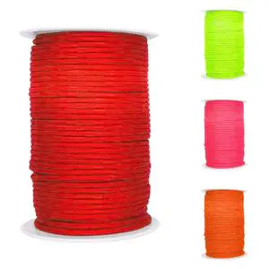 100% Polyester PET Rope 550 Lb Paracord Parachute Cord Multipurpose Parachute Cord For Outdoor Survival Tent