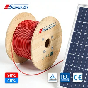 1500V DC Solid Conductor Solar Cable H1Z2Z2-K for for XLPE LSZH PV Wire UV Resistant Flame Retardant Outdoor Power Cable