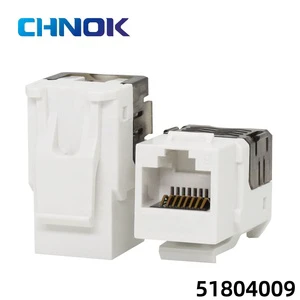 Black RJ45 Keystone Jack 8P8C Female Connector