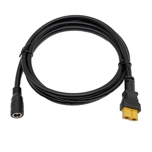 Solar Panel Cable Outdoor Mobile Power Charging High Speed Charge PVC Copper DC6530 Female to XT60 Female Connector