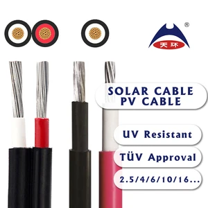 Solar Cable PV Cable Solar Panel Wire Double Insulated Flexible Solar DC Cable TUV Certified