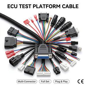 Custom Professional Auto Universal Wiring Harness PVC Insulation Pure Copper Conductor 32 Cores 350mm Length For Home Appliance