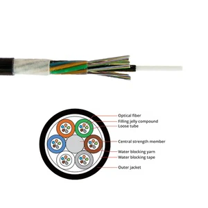 Factory Outlets Air Blown Fiber Optic Cable GCYFY Loose Tube 4/8/12/24/48/96/144 Cores HDPE Jacket Optical Cable