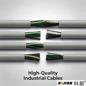 Signal Control Cable 12 10 7 6 4-core Copper PVC Flexible Power Control Cable 0.3mm 0.5mm 0.75mm Industrial 1.5mm IP68 300/500V