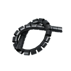 Manufacturer Custom Spiral Wrap Cable Sleeves Spiral Wrap Band for Wire/ptfe Tube Phone Charger Cable Protector Heat Resistant