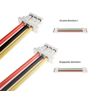 Factory Wholesale Molex JST SH 1.0mm Pitch 3pin Tinned Copper Electrical Wire Harness Pin Connector Harness Cable Assembly
