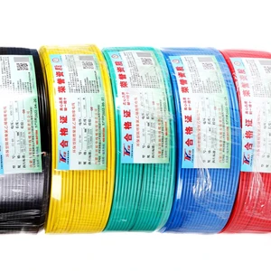 Copper Conductor PVC Electrical Wire 450/750v Power Cables for Building Construction