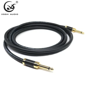 YIVO XSSH Audio HIFI 6ft Straight Instrument Bass Amp Cord Music Guitar Cable for Electric Bass Headphone Cable Mono Plug