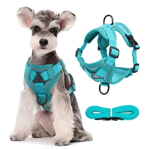Luxury Floral Manufacturer Premium Custom Tactical Adjustable Reflective No Pull Breathable Personalized Dog Harness