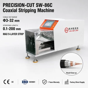 Customized OEM Semi Automatic High Precision Electronic Shielded Cable Stripping Equipment Industrial Wire Harness