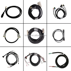 Mechanical Control Cable Assemblies for Electronic JST Plug Cable Harness Rubber Customizable Length for Home Appliance Machine
