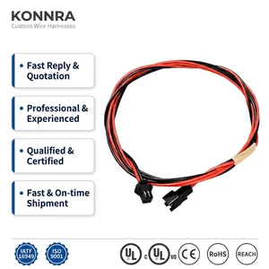 Custom SMR SMP 2.5mm Pitch 2Pin Male Female Adapter Connector Cable Wire Harness For Motorcycle LED Battery RoHS