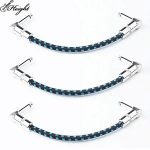 Factory Wholesale High-Class 6.35mm L Type Cable Conductive PVC Guitar Effects Audio Cable Musical Instrument Accessories