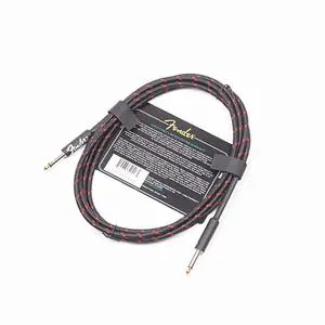 Factory Direct Guitar Audio Cable 3M 6M 10M Durable Waterproof Plastic with Straight/Angle Jacks