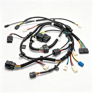 Professional Medical Ultrasound Wire Harness Assembly Custom Shielded Coaxial Cable Harness for Healthcare Equipment