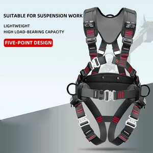 Industrial Rescue-Ready Harness with Integrated First Aid Pack for Engineering Protection