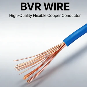 Wires and Cables BVR Stranded Soft Copper Core Wire PVC Insulated Flexible Ideal for Home Wiring Commercial Construction