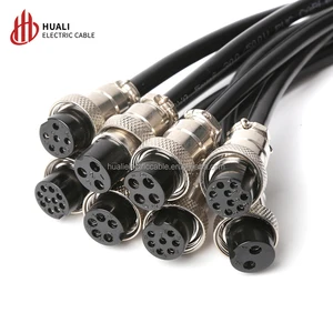 GX16GX16 Aviation Plug 2/3/4/5 Pin Male Female Connector 1M Cable Socket Waterproof Circular Connector