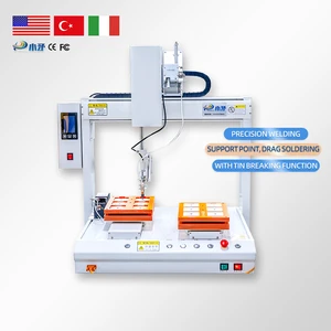Double Head LED Light USB Charging Welding Robot New Condition Harness Machine Soldering Cable Machine with Head Connector