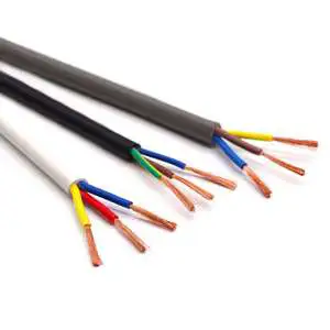 Flexible PVC Insulated RVV Electric Control Wire Cable Building Safe for Construction Application Copper Building Wire