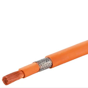 Orange 25Mm2 70Mm2 Double Insulated EV Charging Cable 1000/1500V Stranded Bare Automotive HV Electric Vehicle Shielded Cable